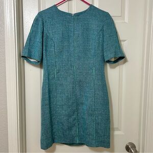 Rag & bone turquoise tweed sheath dress Size 4